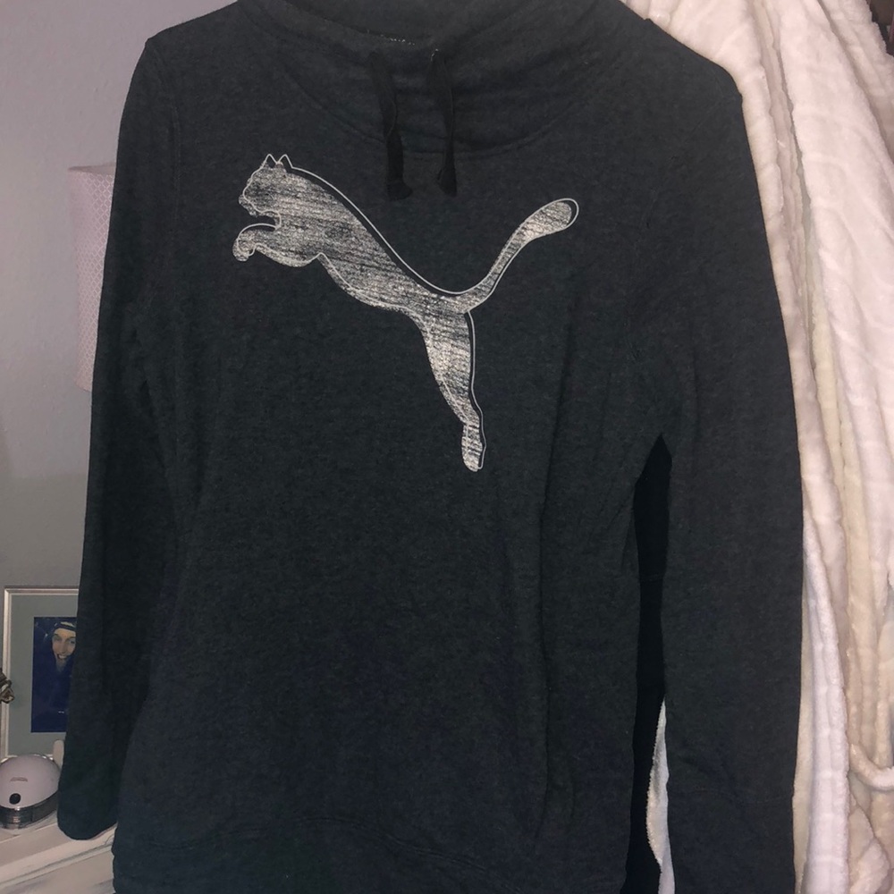 MUST GO- Puma dark gray Cowlneck sweater
